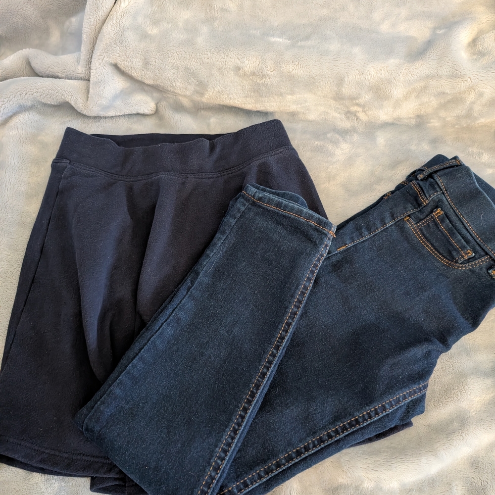Wonder Nation Blue Leggings Comfortable Stylish Bottoms